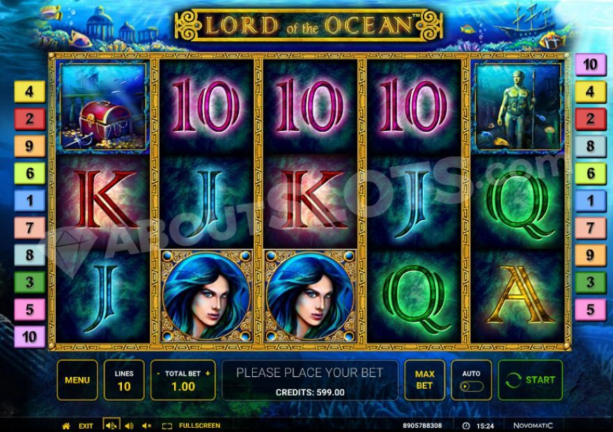 «Lord of the Ocean» — игровые автоматы демо играть бесплатно в казино Фараон